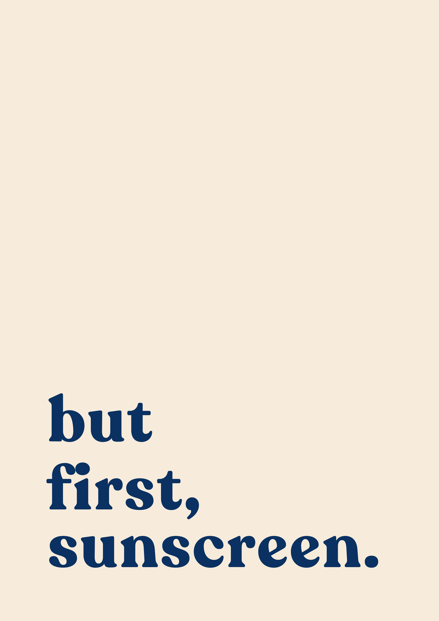 But first, sunscreen | DIC x Barley Designs SPF Art Print