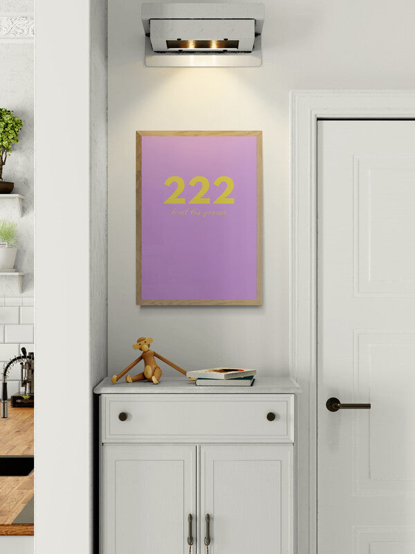 222 Angel Time Wall Art Print | Trust the process