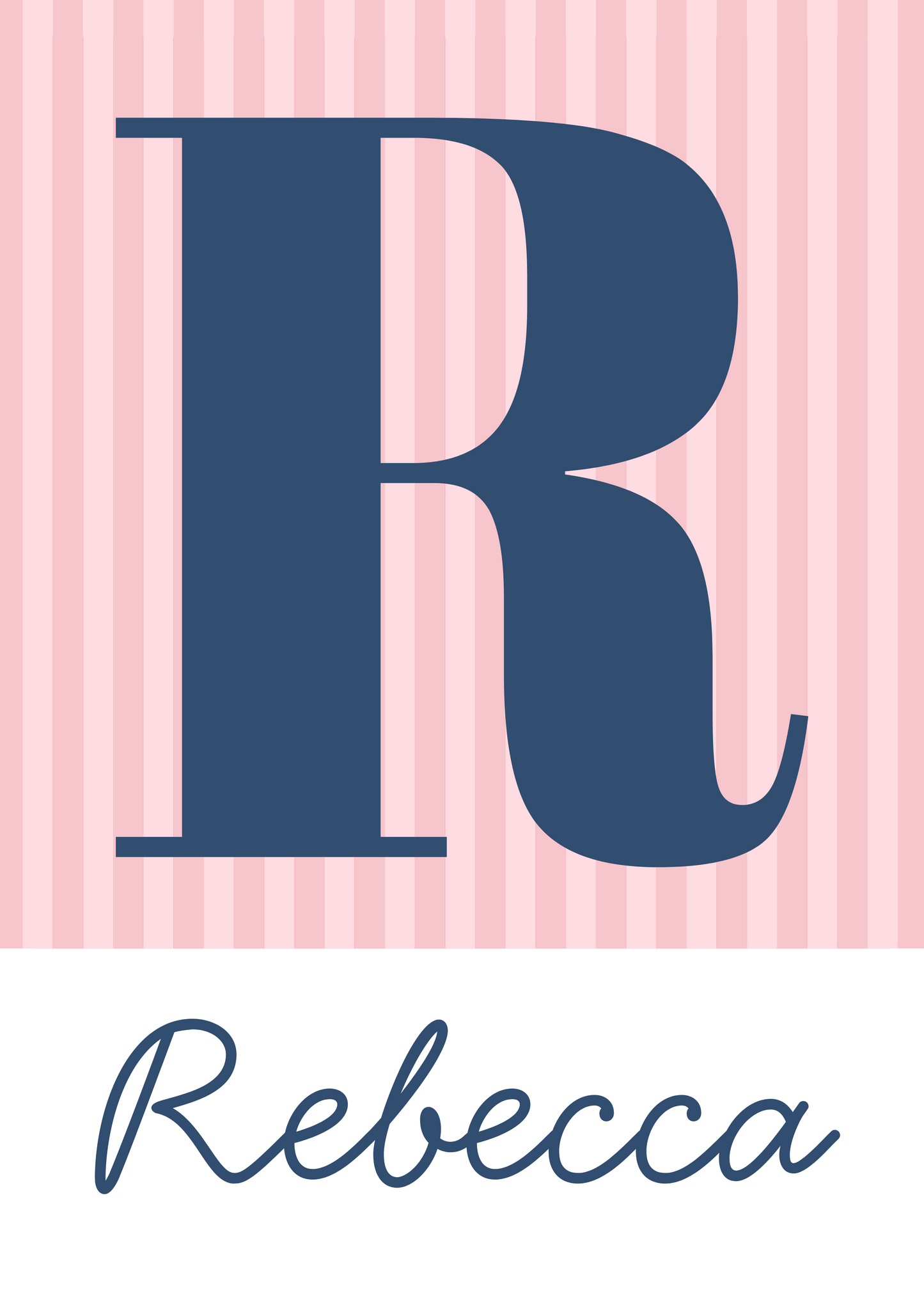 Personalised letter prints