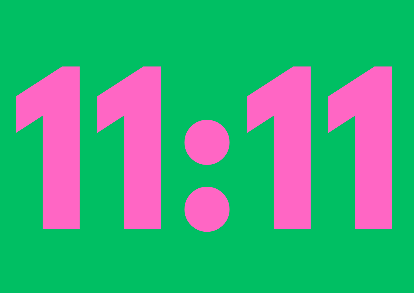 11:11 wall art print