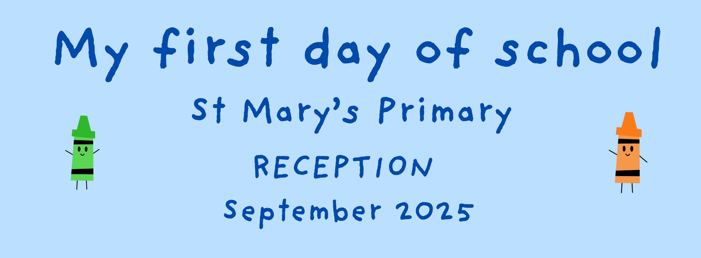 First day of school sign