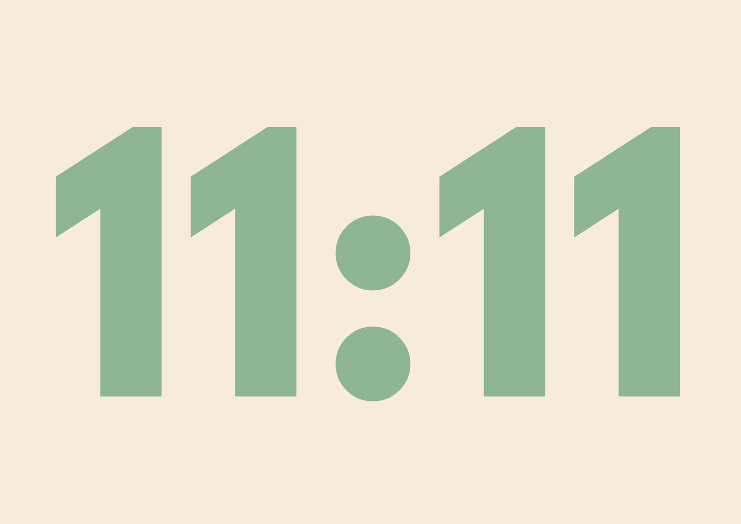 11:11 wall art print