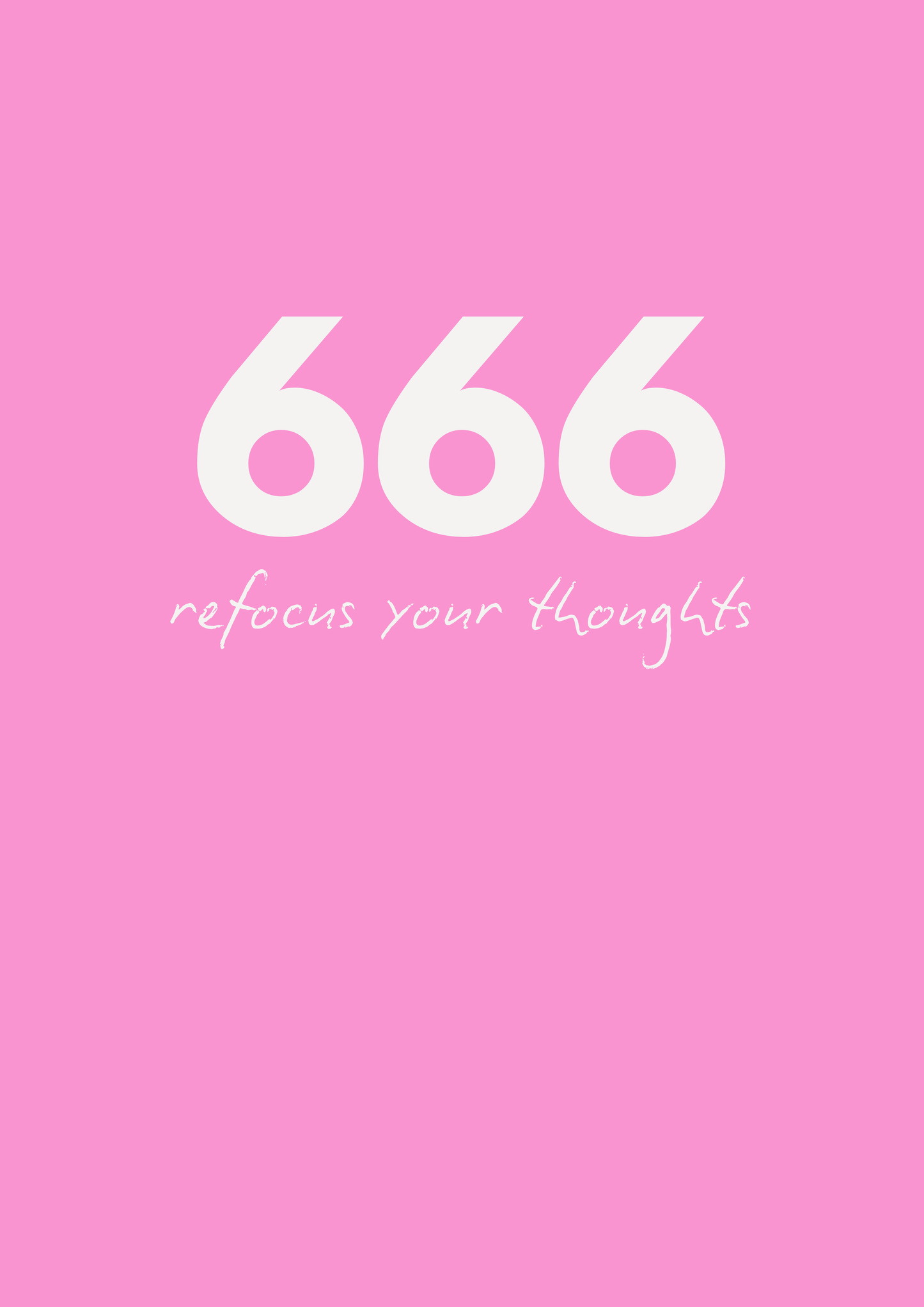 666 Angel Time Wall Art Print | Refocus your thoughts