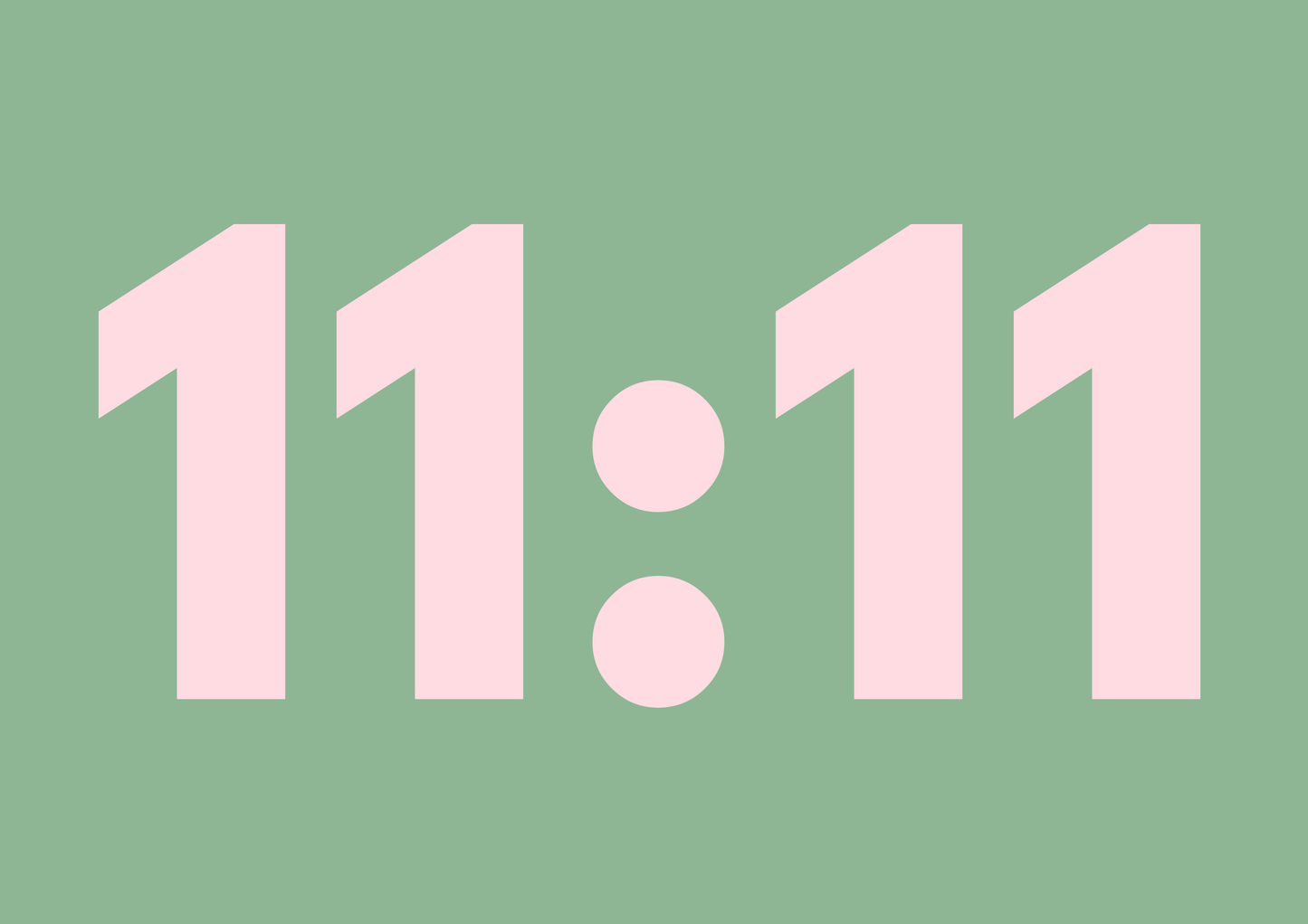 11:11 wall art print