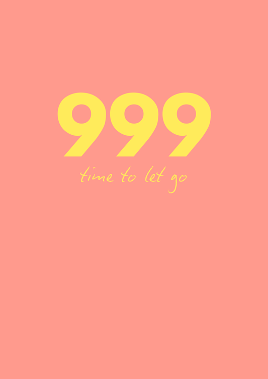 999 Angel Time Wall Art Print | Time to Let Go