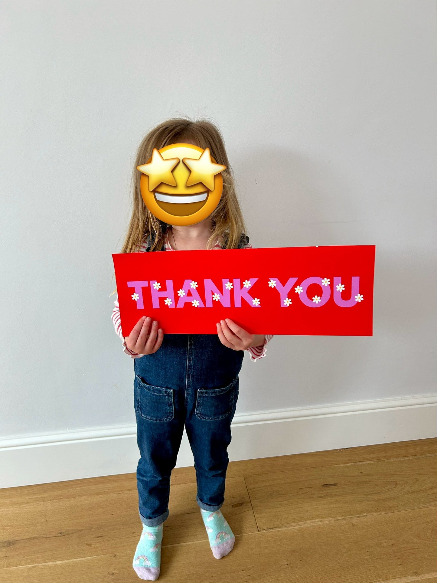 Thank You daisy print