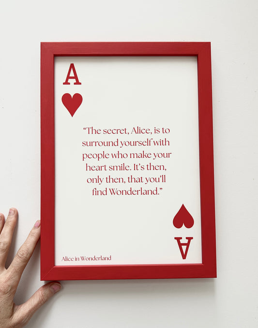 Alice in Wonderland print