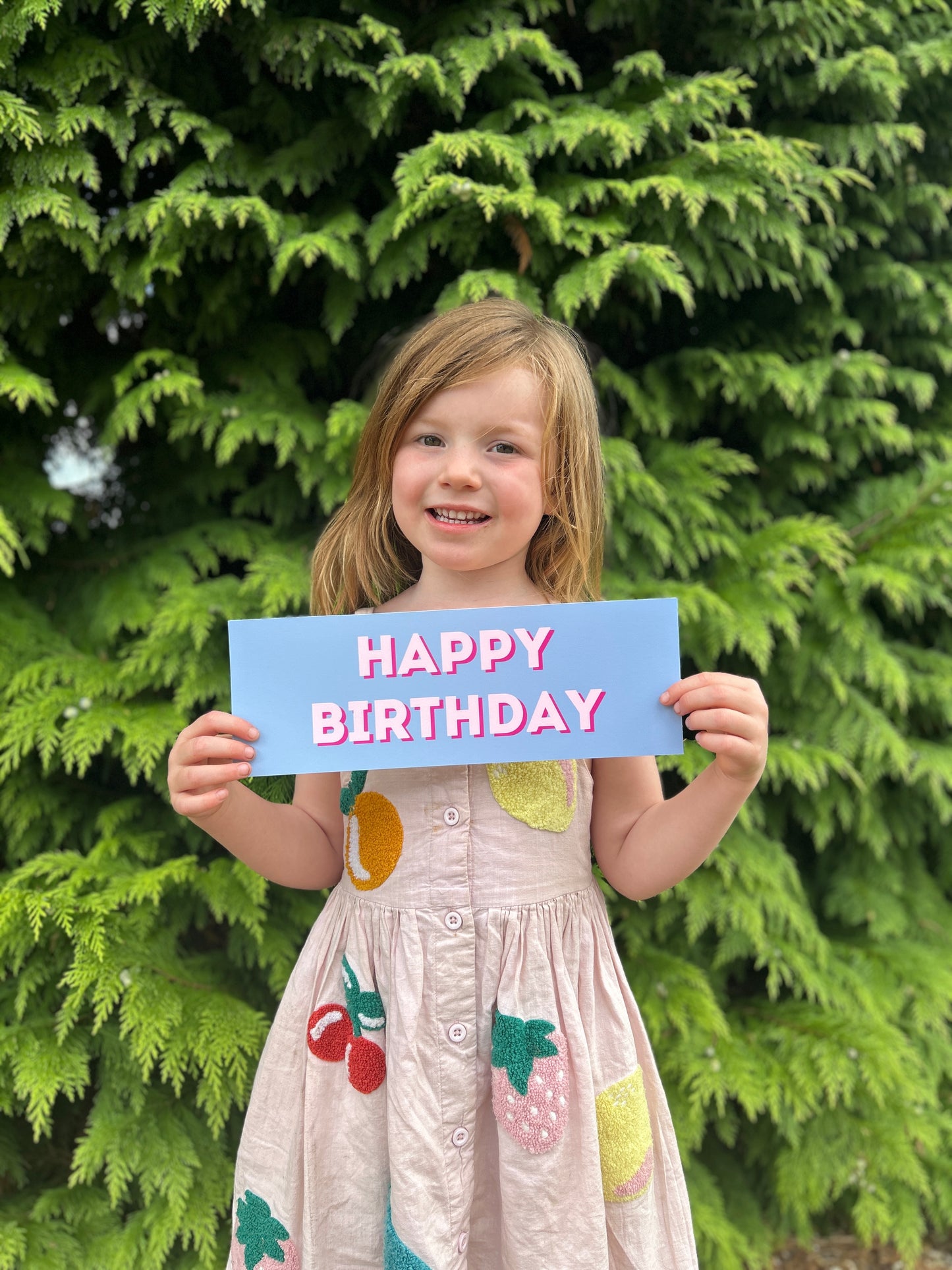 Happy birthday sign