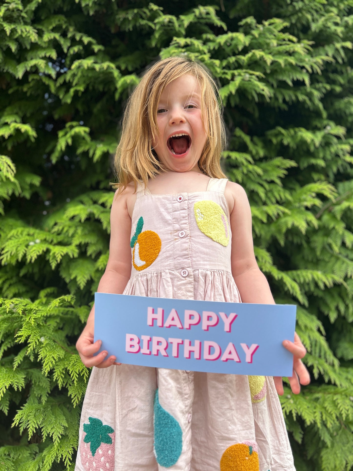 Happy birthday sign