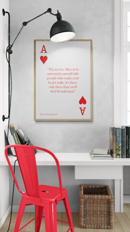 Alice in Wonderland print