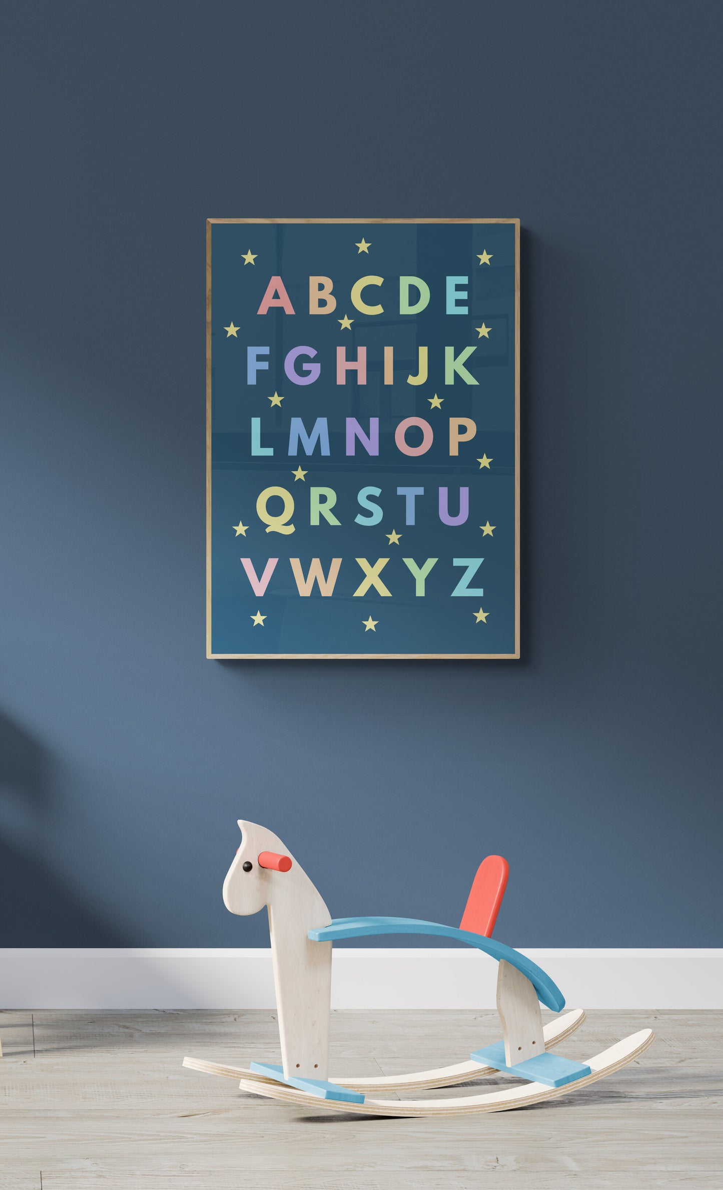 Bright and Bold Alphabet Print – Fun, Educational Wall Art for Kids