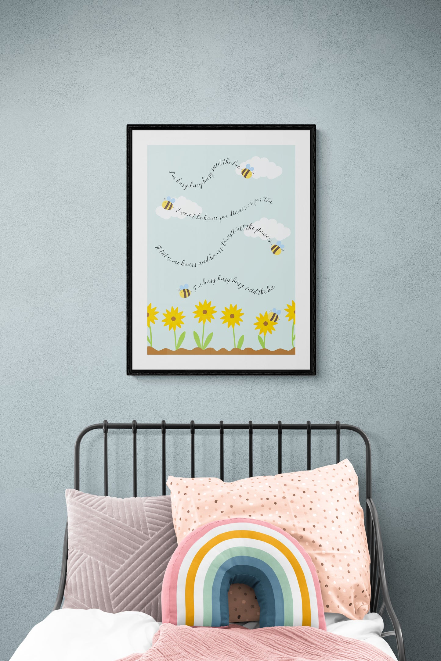Busy Bee wall art print