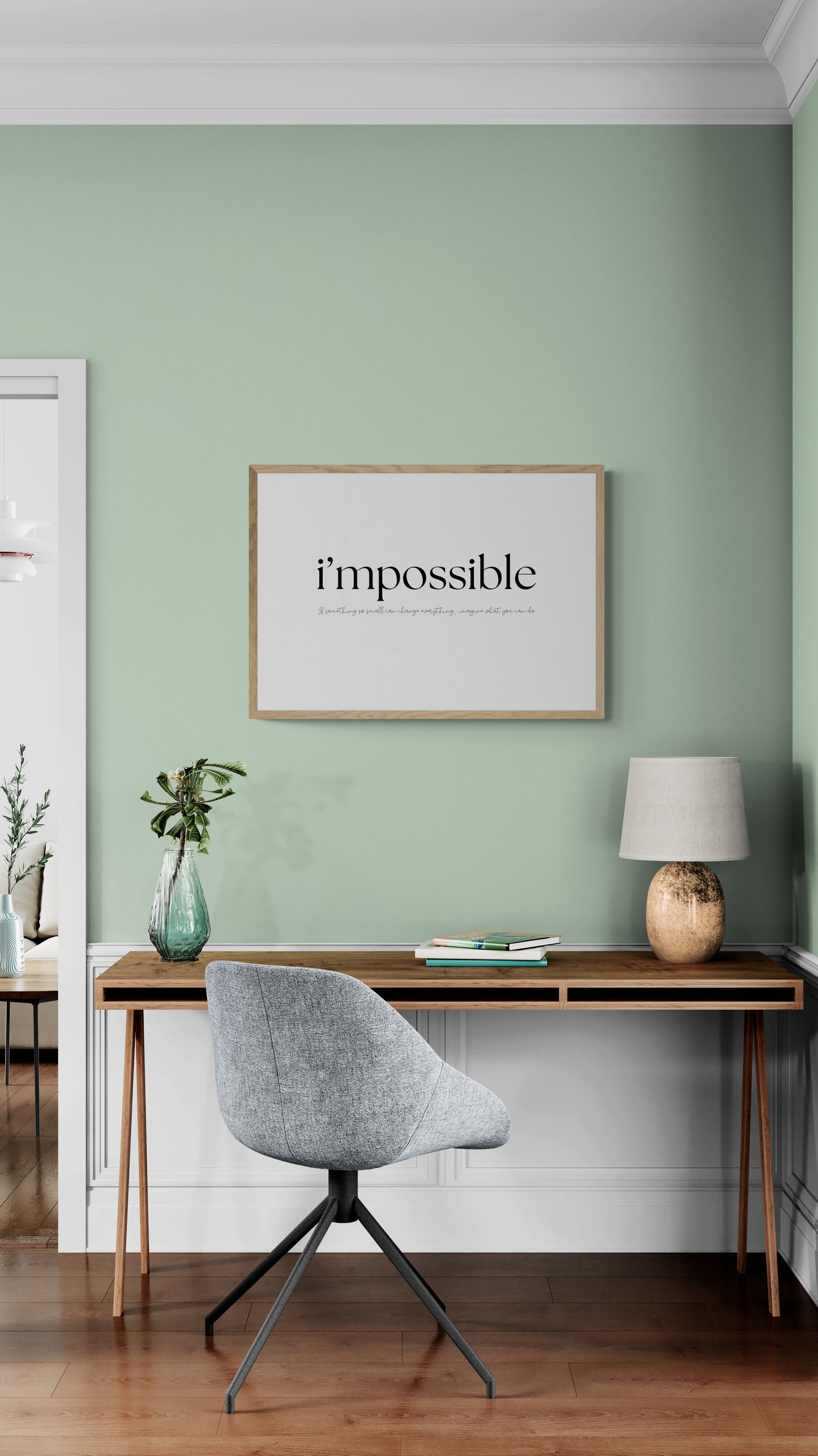 i'mpossible wall art print
