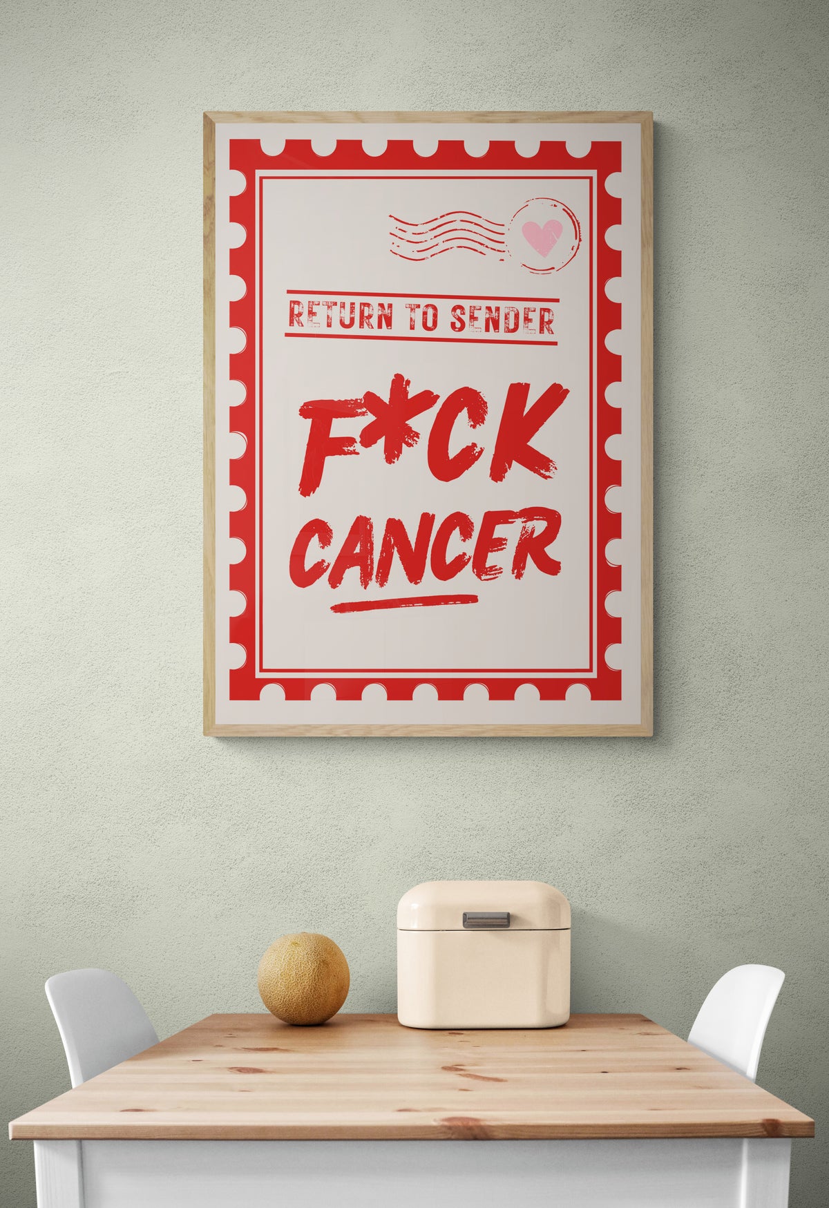 "F*ck cancer" art print (Copy)
