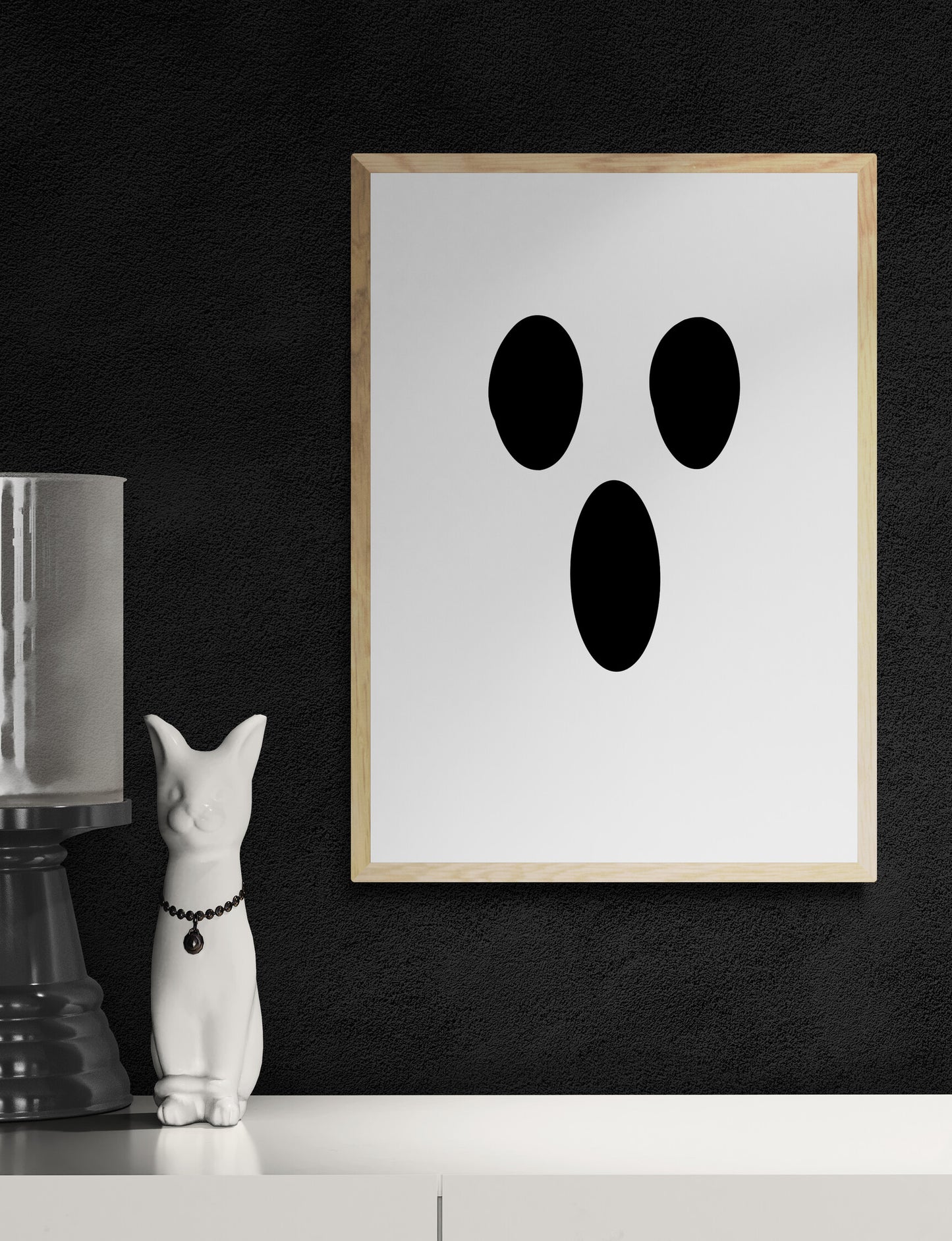 Glow in the dark spooky ghost
