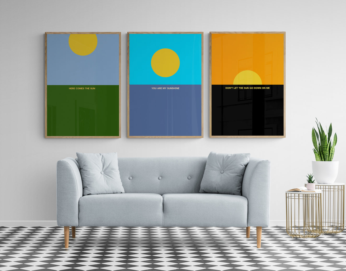 A day in the life of the sun wall art print