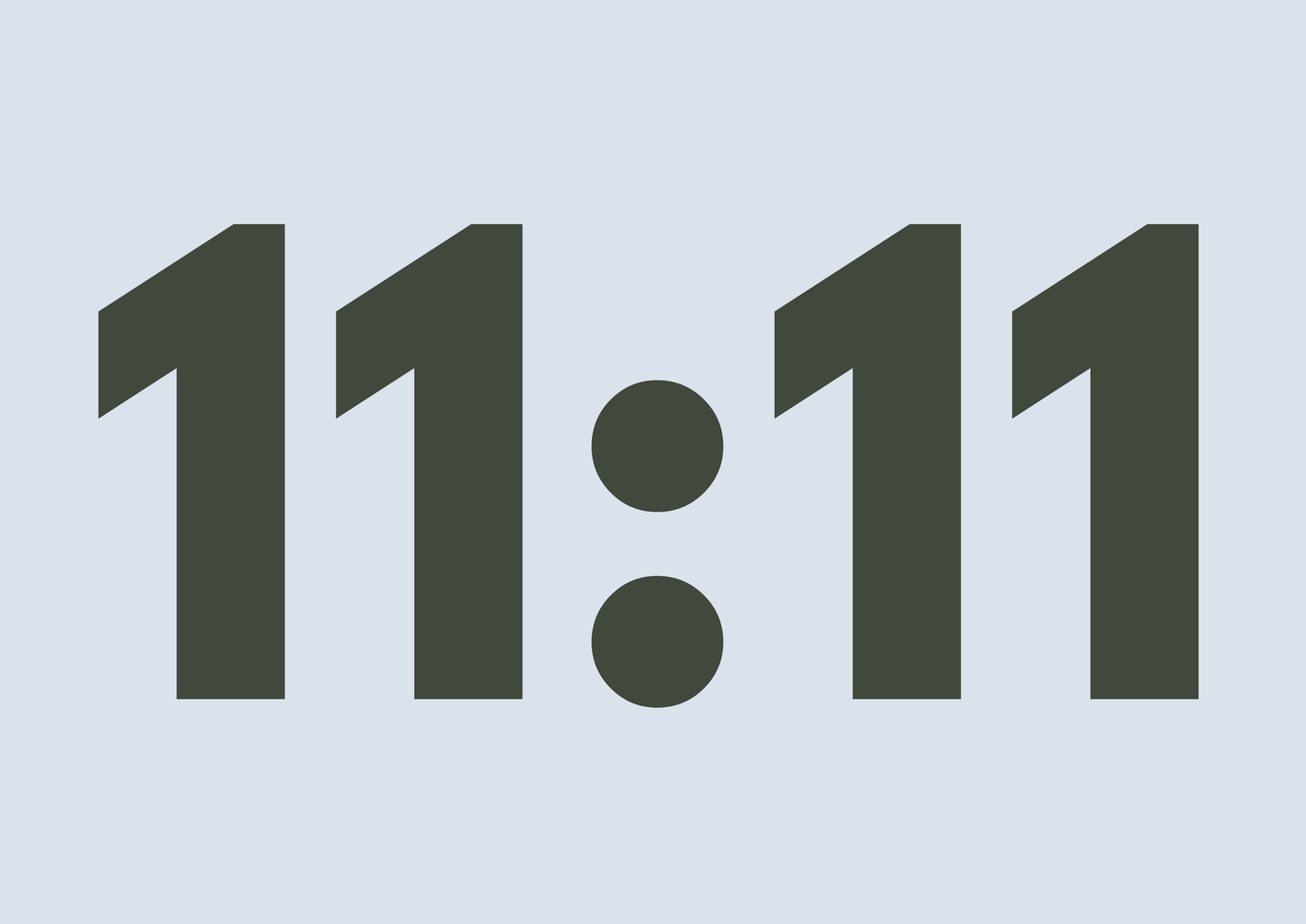 11:11 wall art print