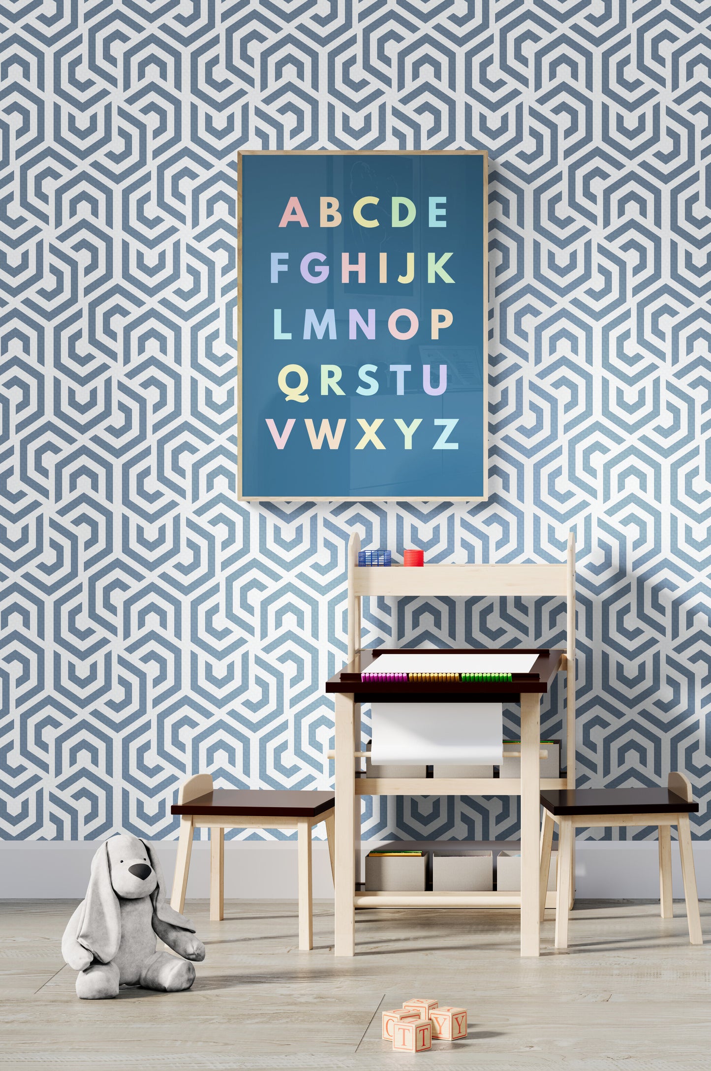 Bright and Bold Alphabet Print – Fun, Educational Wall Art for Kids