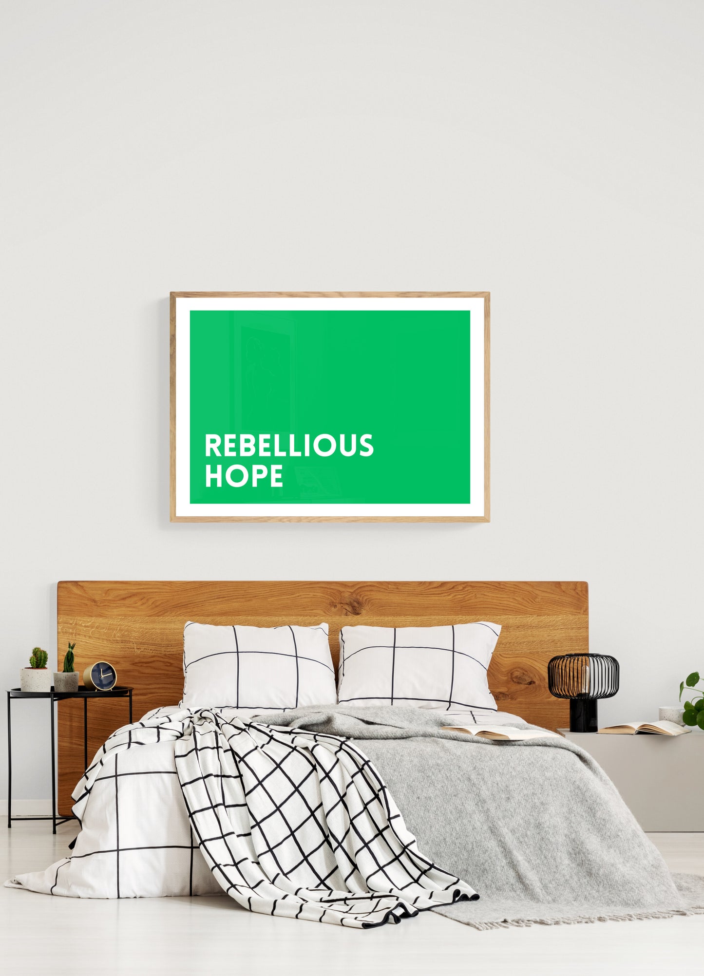 "Rebellious hope" wall art print