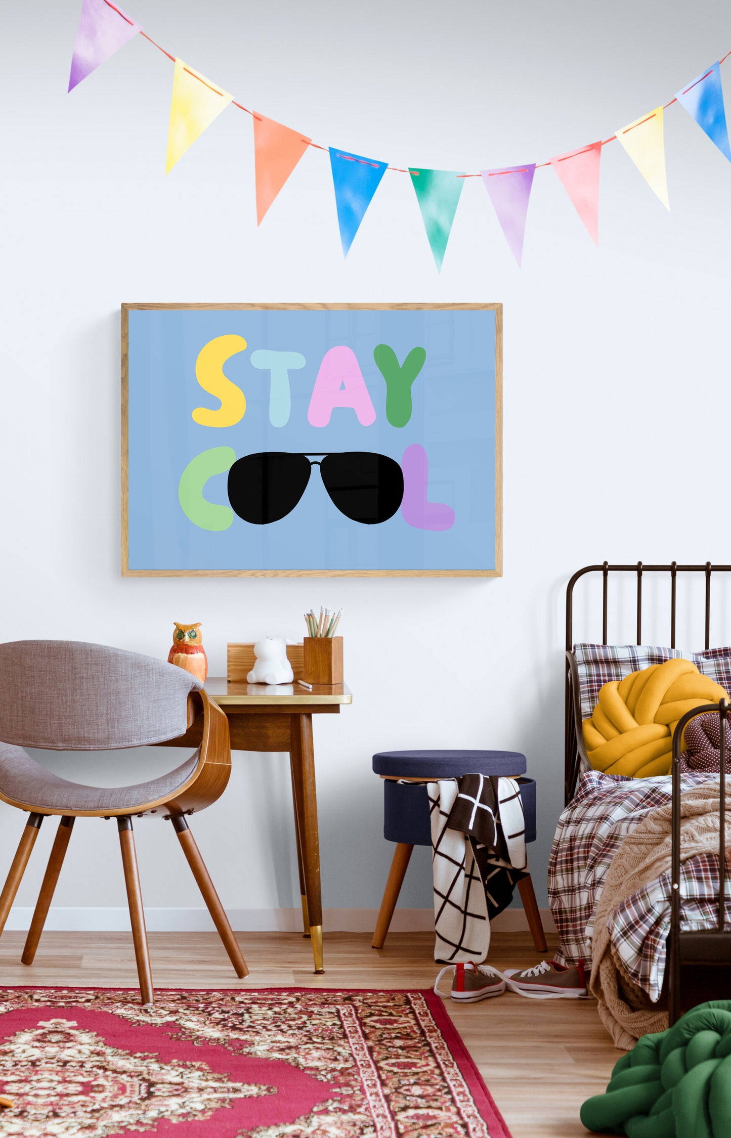 Stay cool (aviators) wall art print