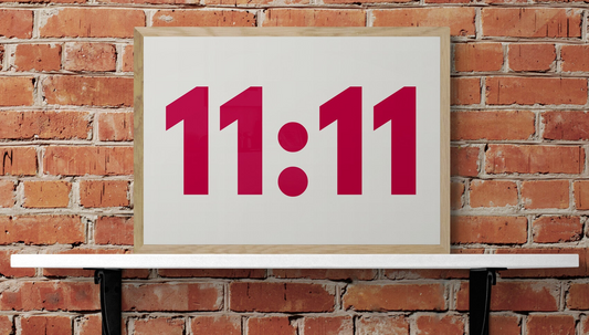 11/11 a free A5 11:11 print when you spend £11:11+