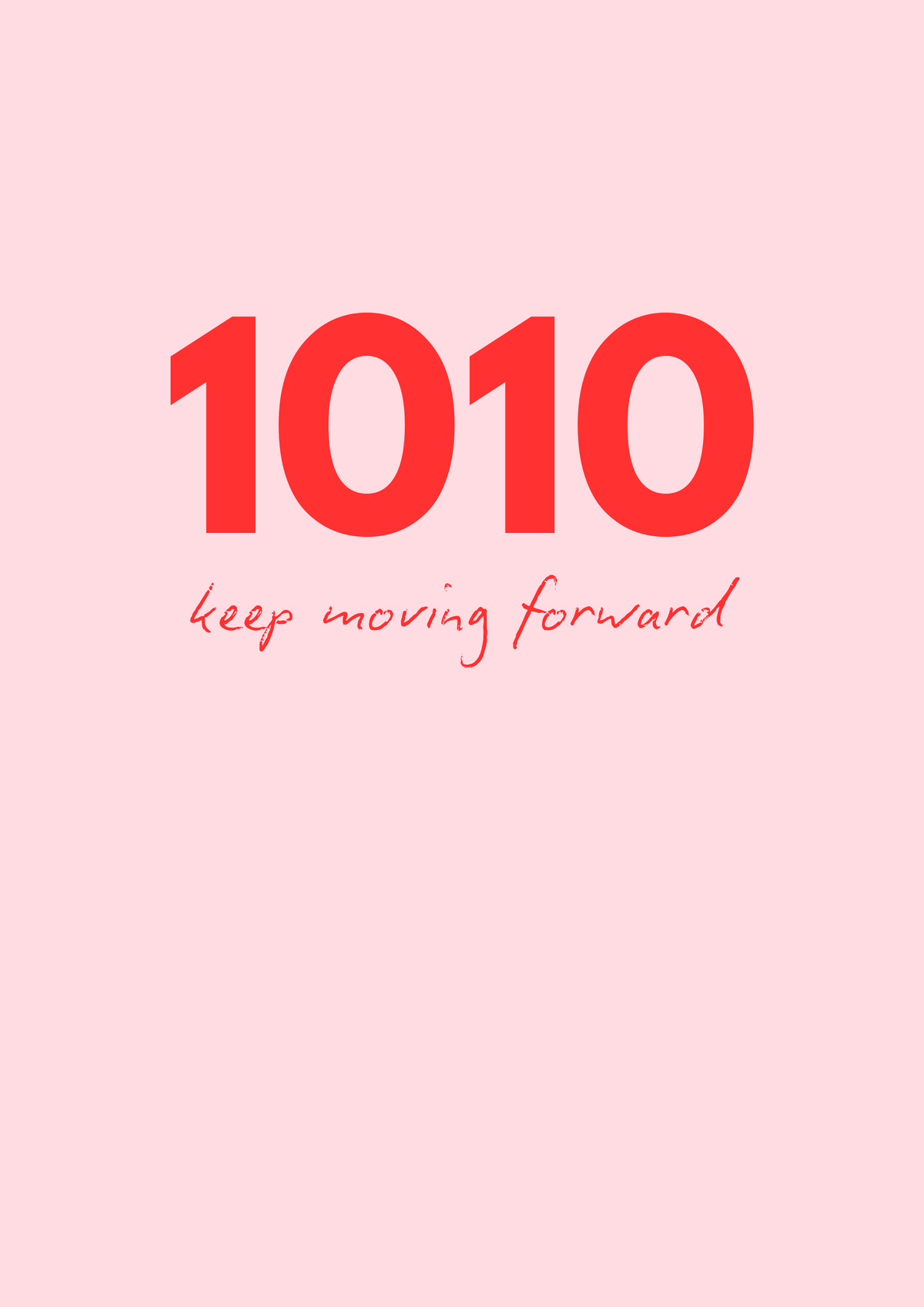 1010 Angel Time Wall Art Print | Keep moving forward