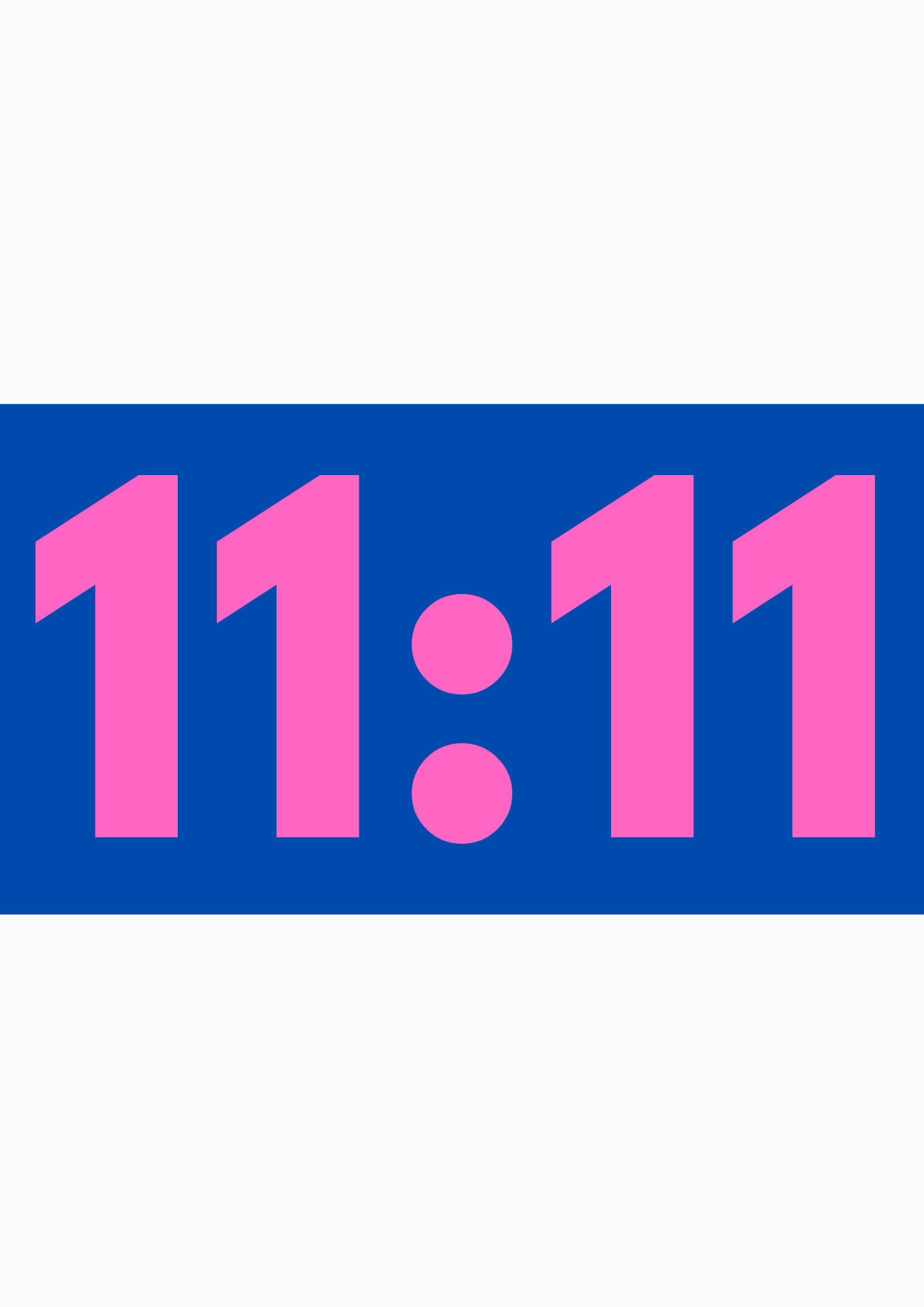 11:11 wall art print