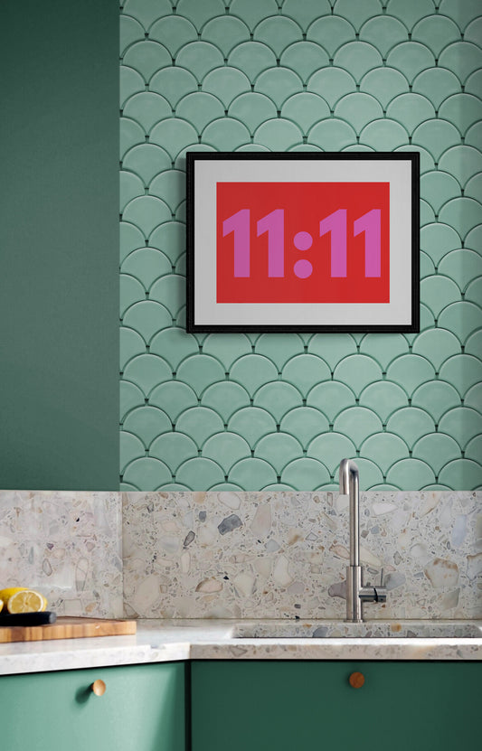 11:11 wall art print
