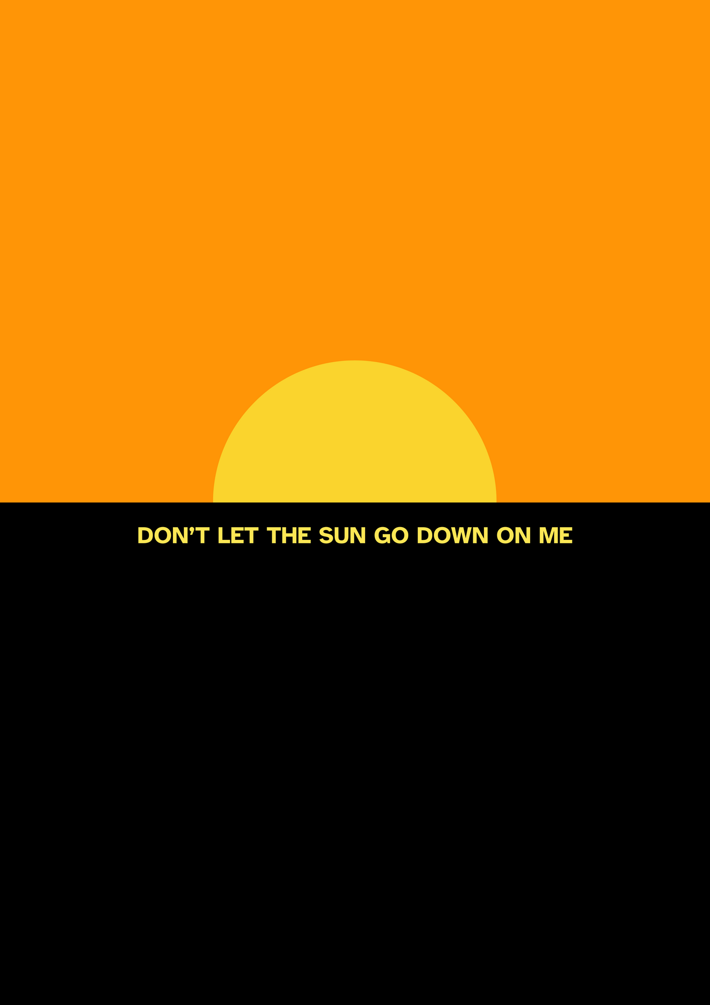 A day in the life of the sun wall art print