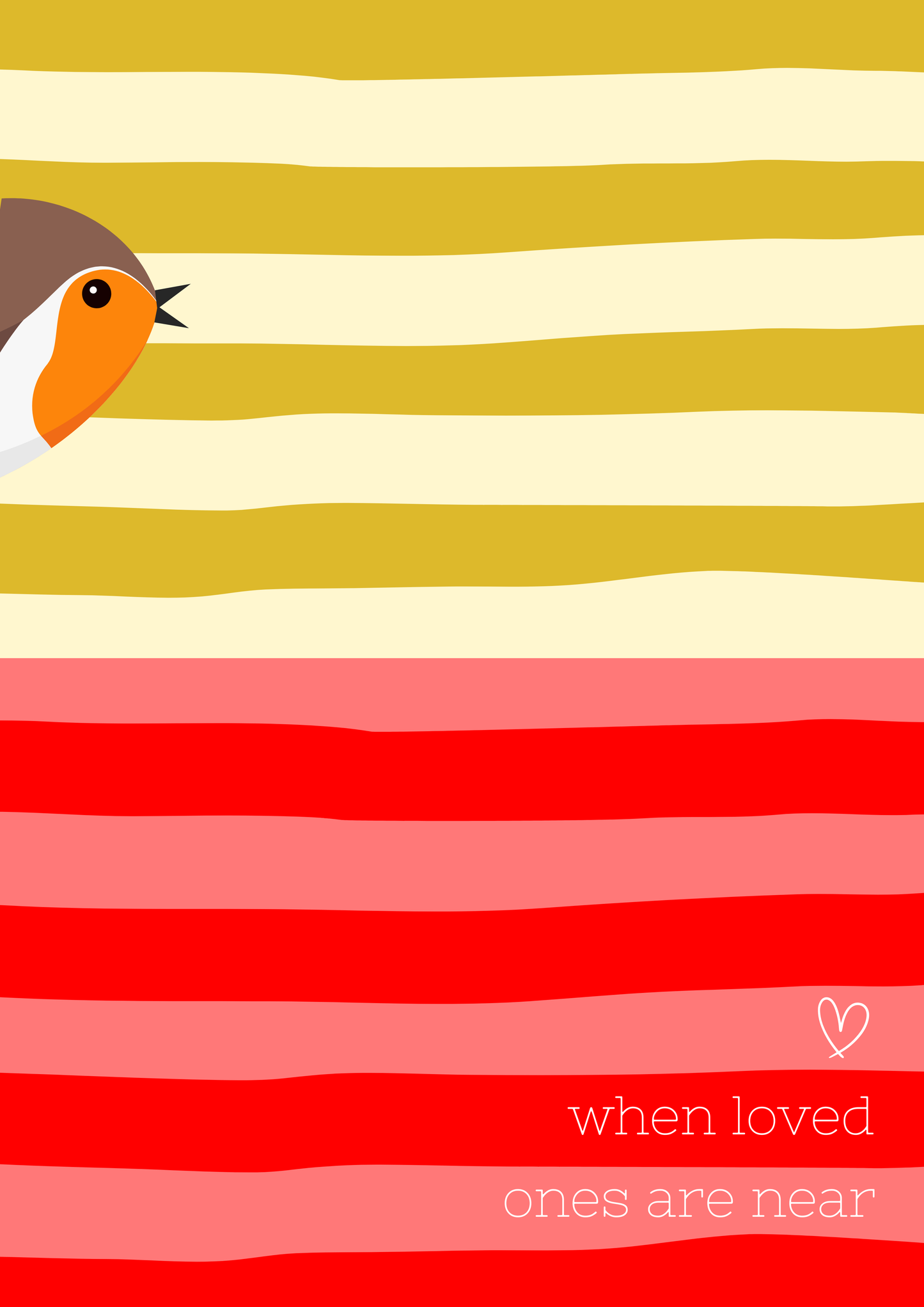 Robin's appear wall art print