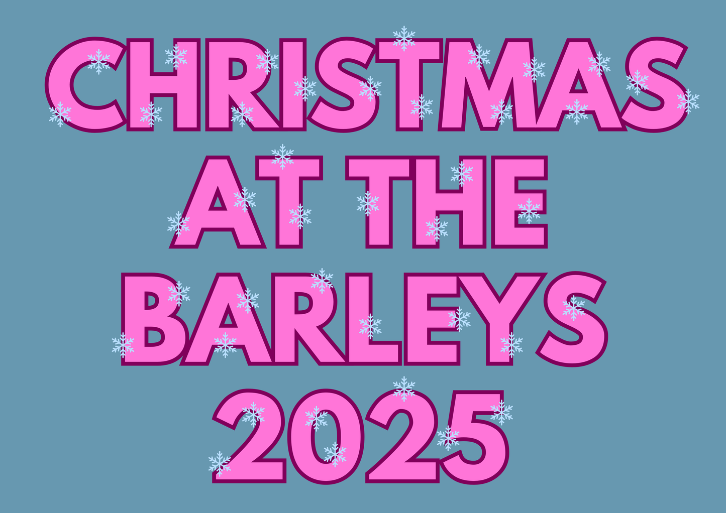 Personalised family Christmas signs