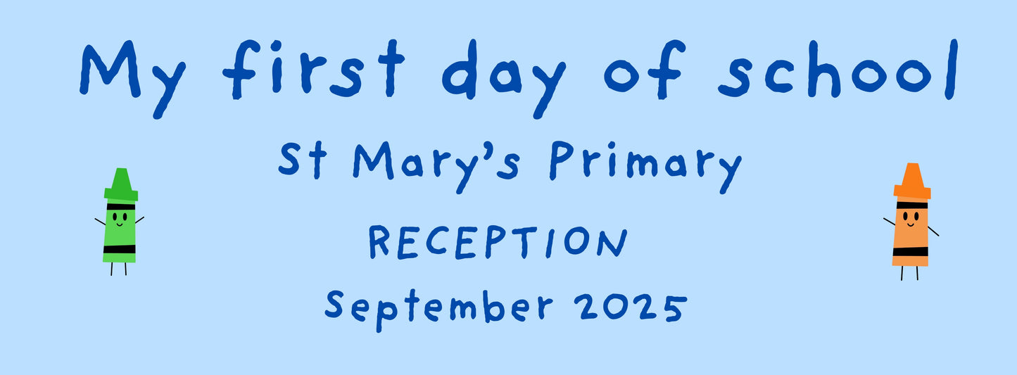 First day of school sign
