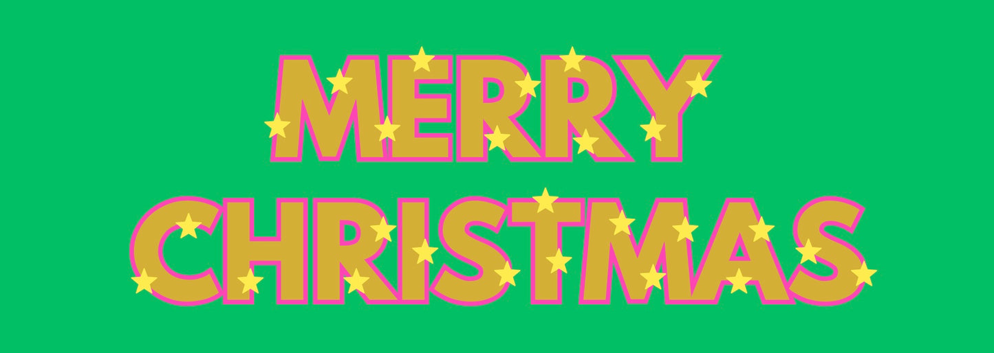 Merry Christmas sign
