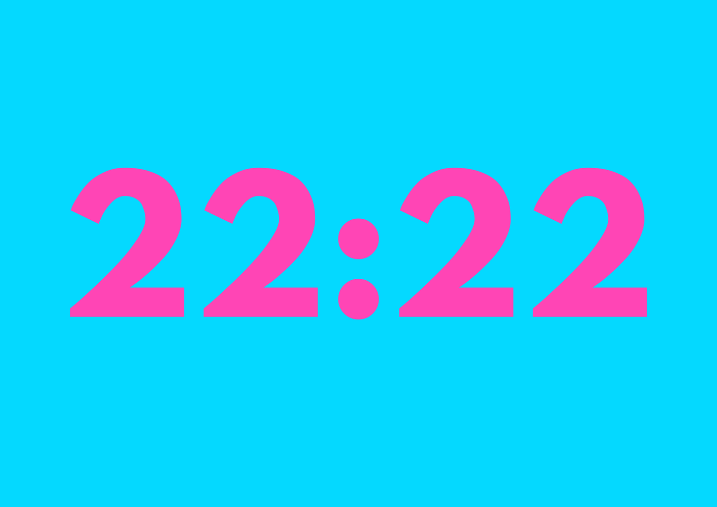 22:22 wall art print | Angel time