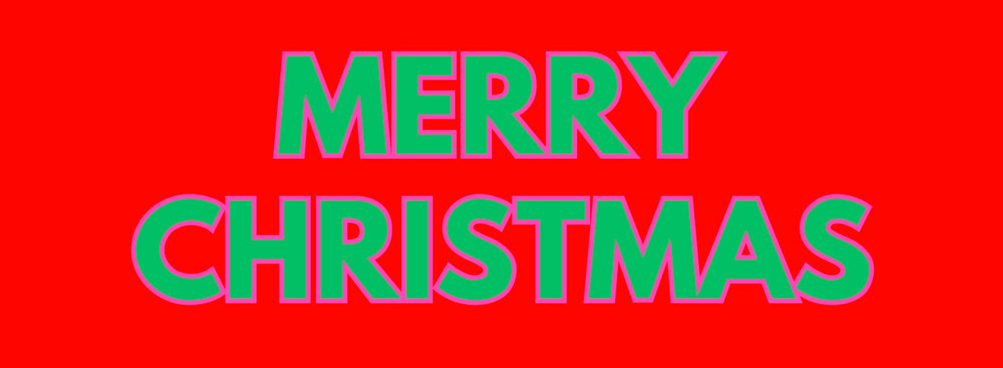 Merry Christmas sign