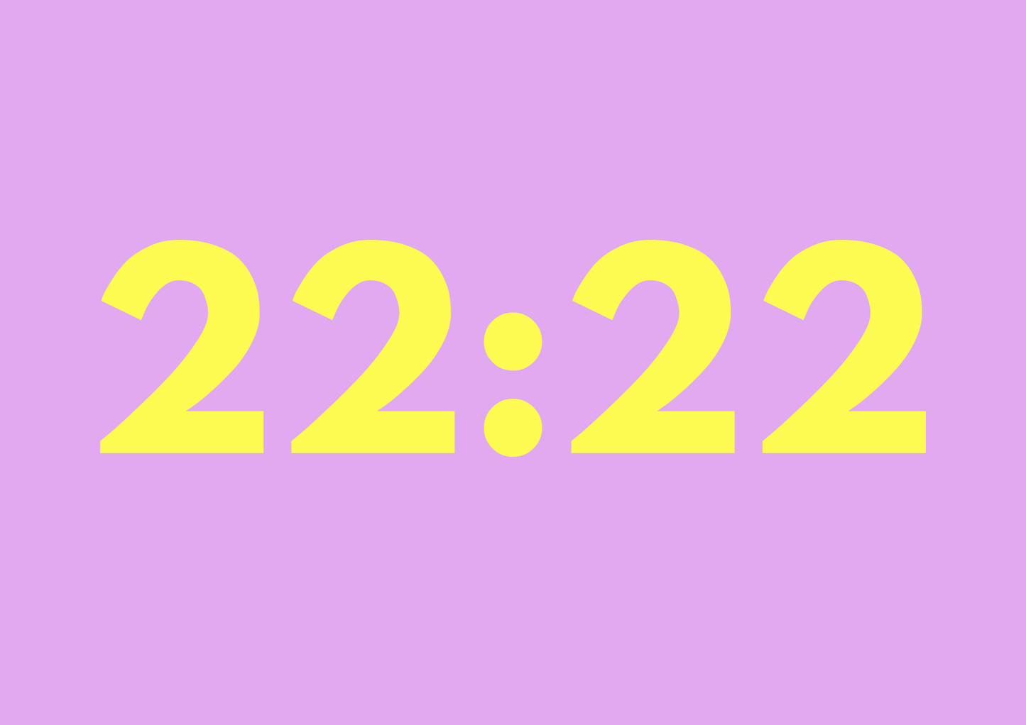 22:22 wall art print | Angel time