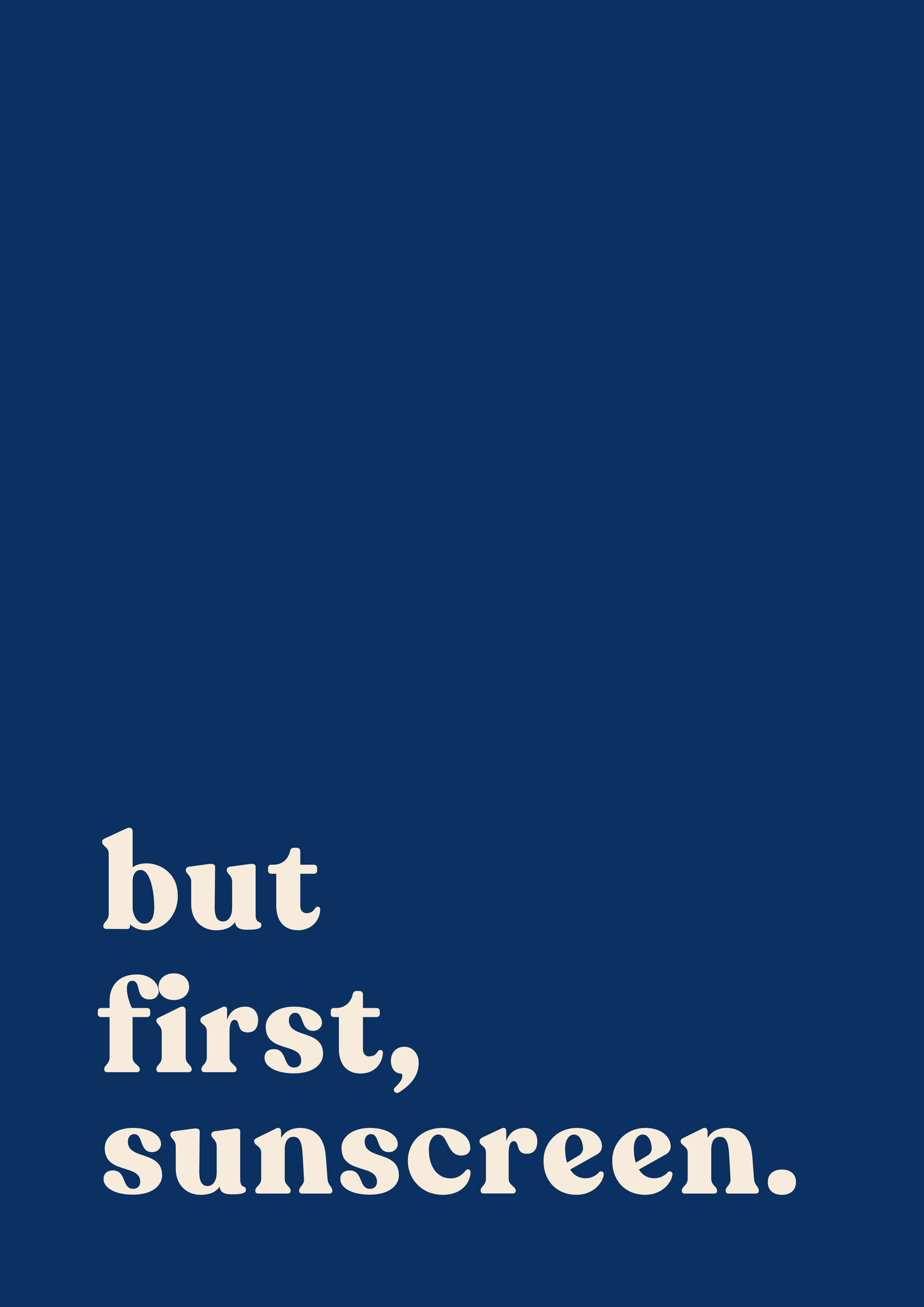 But first, sunscreen | DIC x Barley Designs SPF Art Print