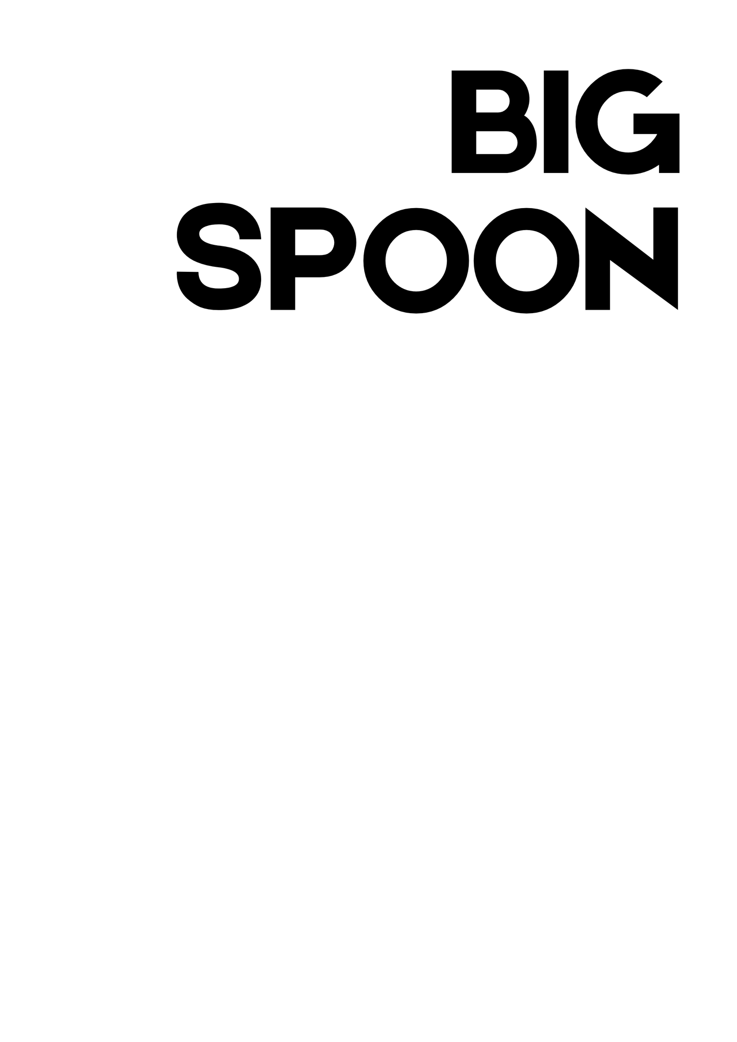Big spoon, little spoon wall art print set of 2