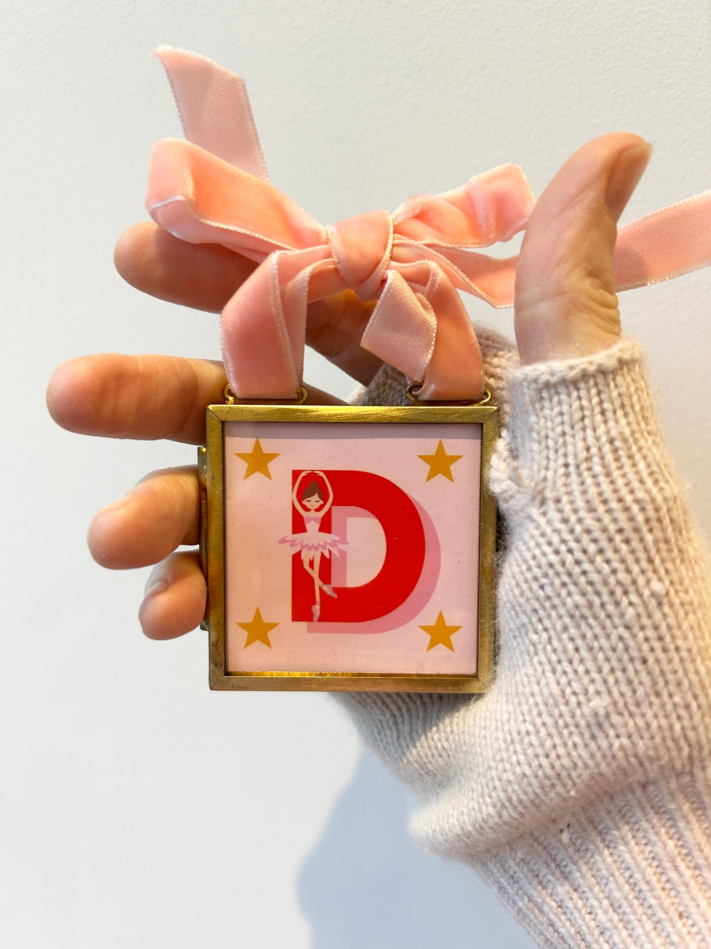 Personalised mini gallery wall initial prints (includes frame)