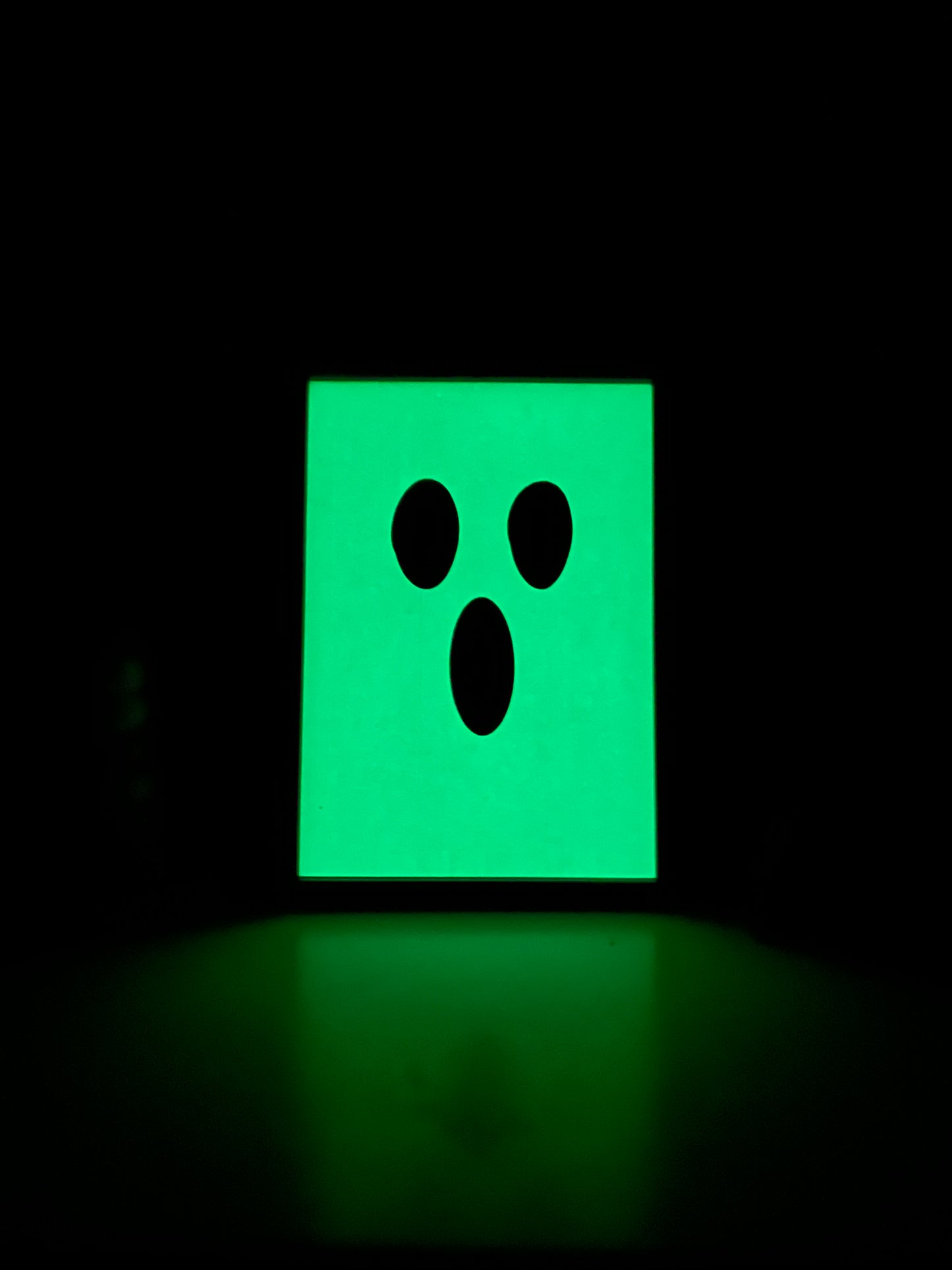 Glow in the dark spooky ghost