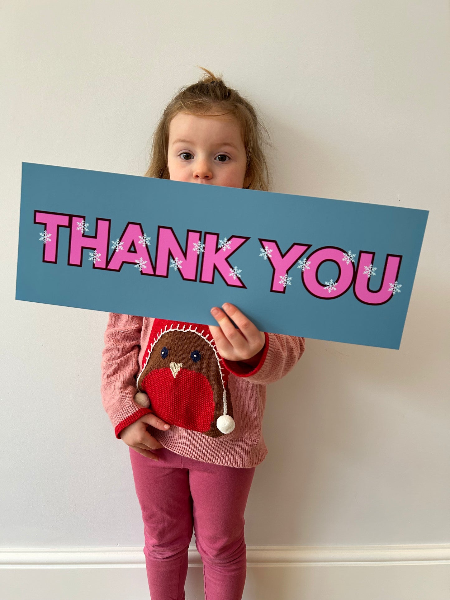 Christmas "thank you" signs