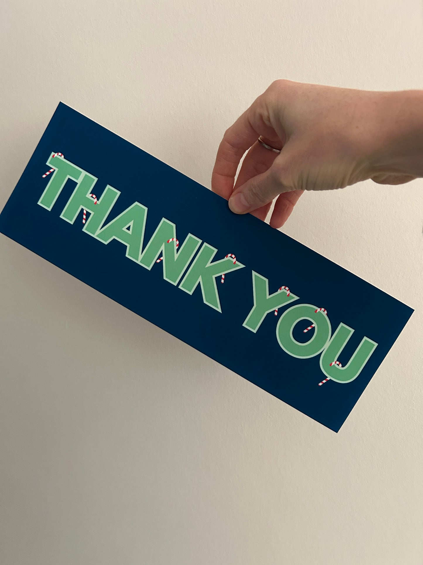 Christmas "thank you" signs