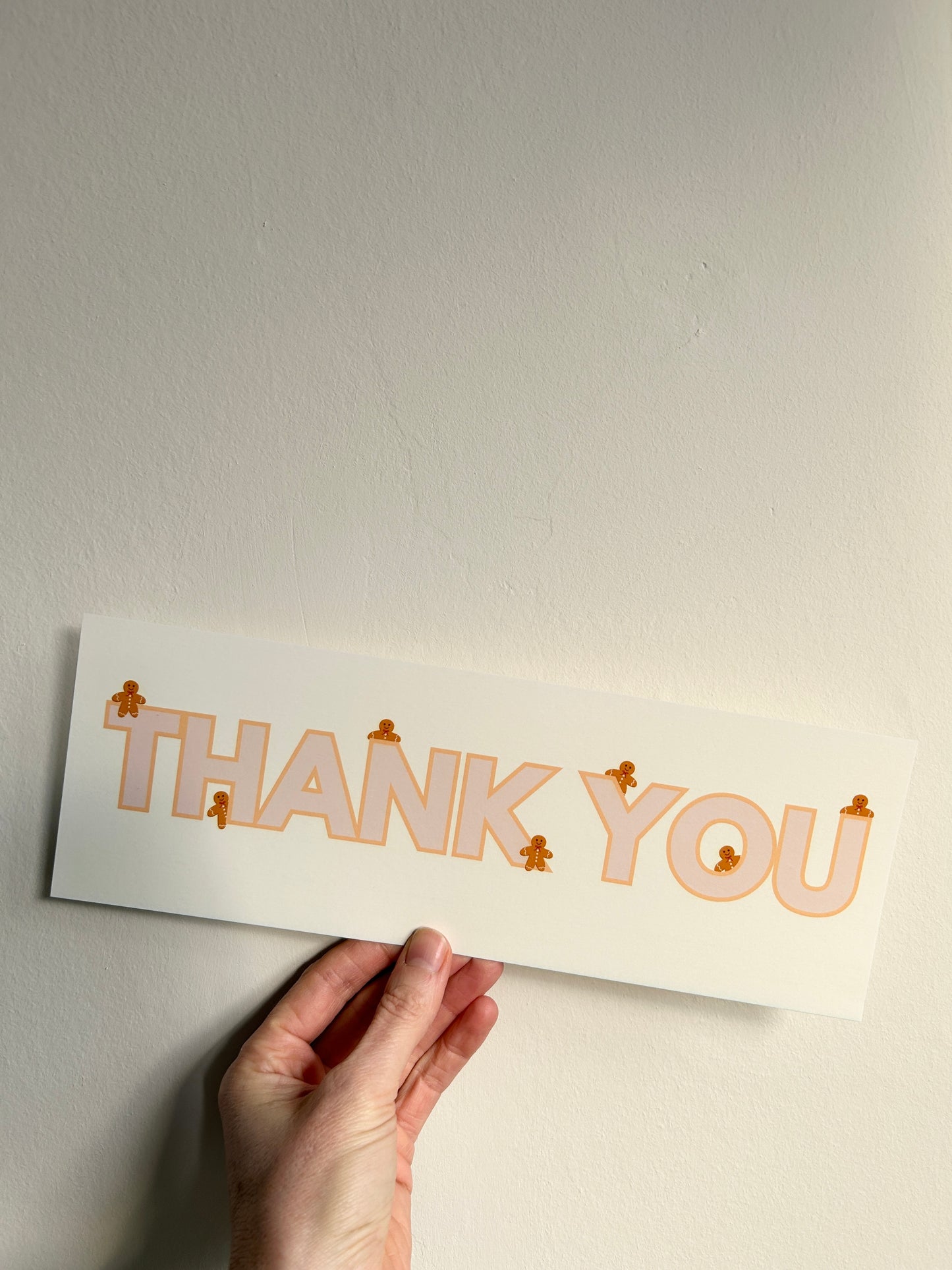 Christmas "thank you" signs