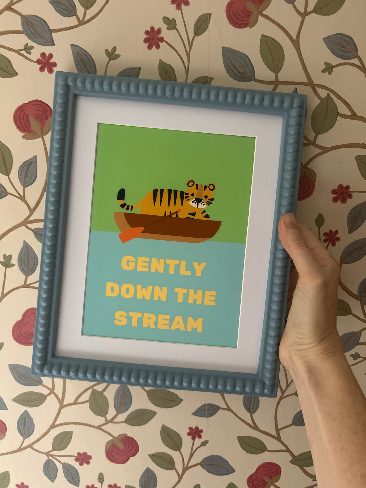 Row row row your boat wall art print collection | Tiger | SSF