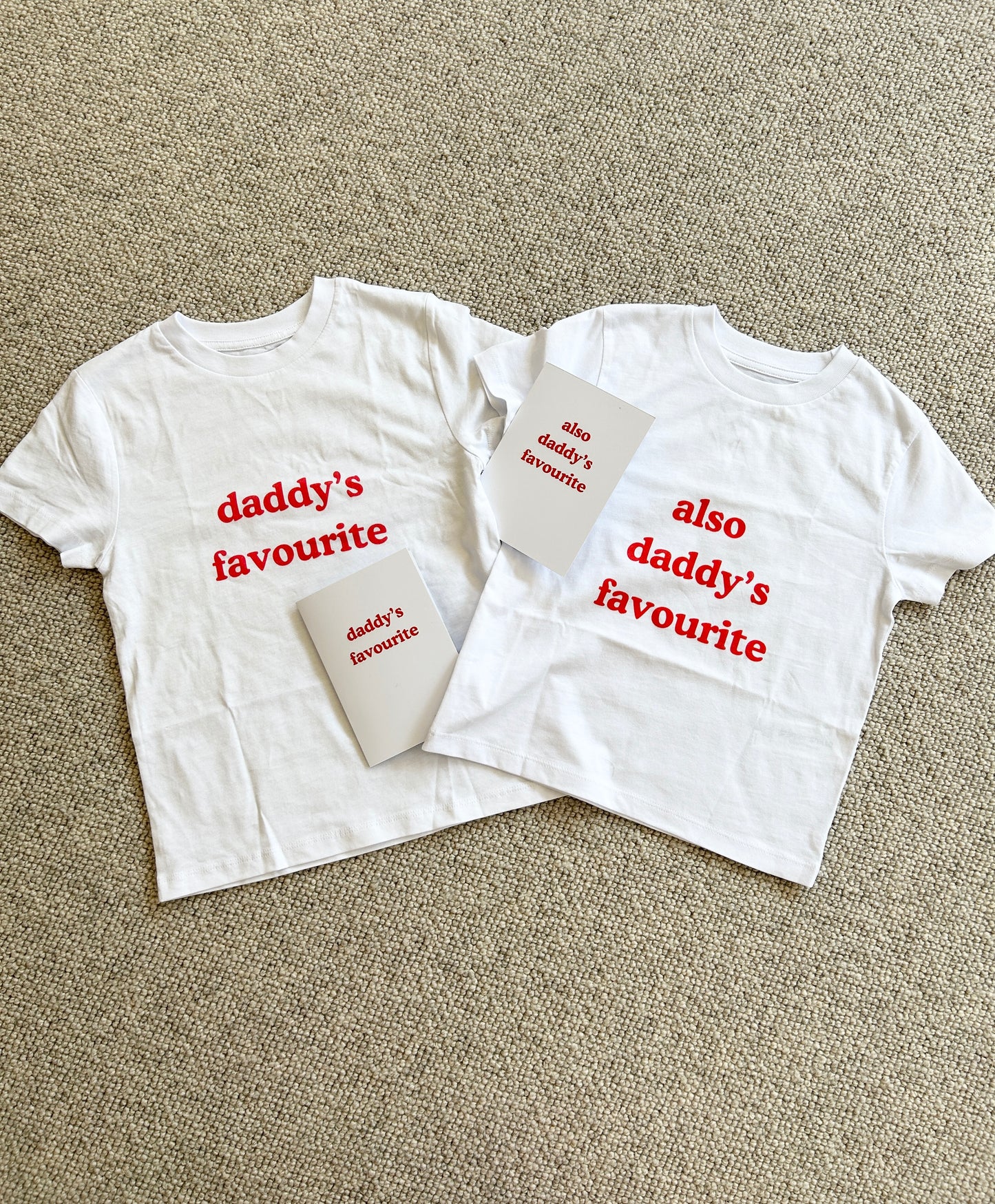 Father's Day Bundle (2 x cards and 2 x tshirts) for £42.50