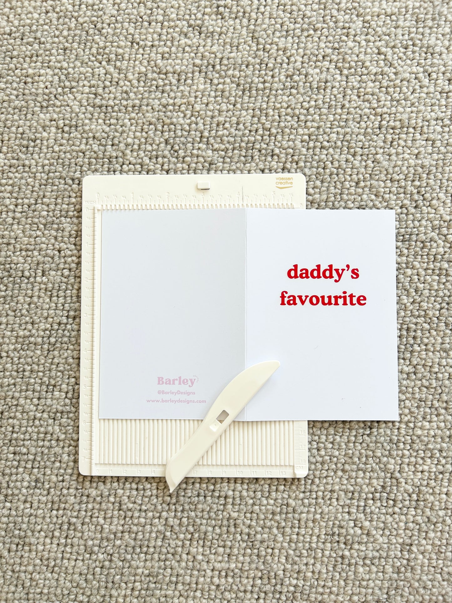 Father's Day greetings card "dad's/daddy's favourite"