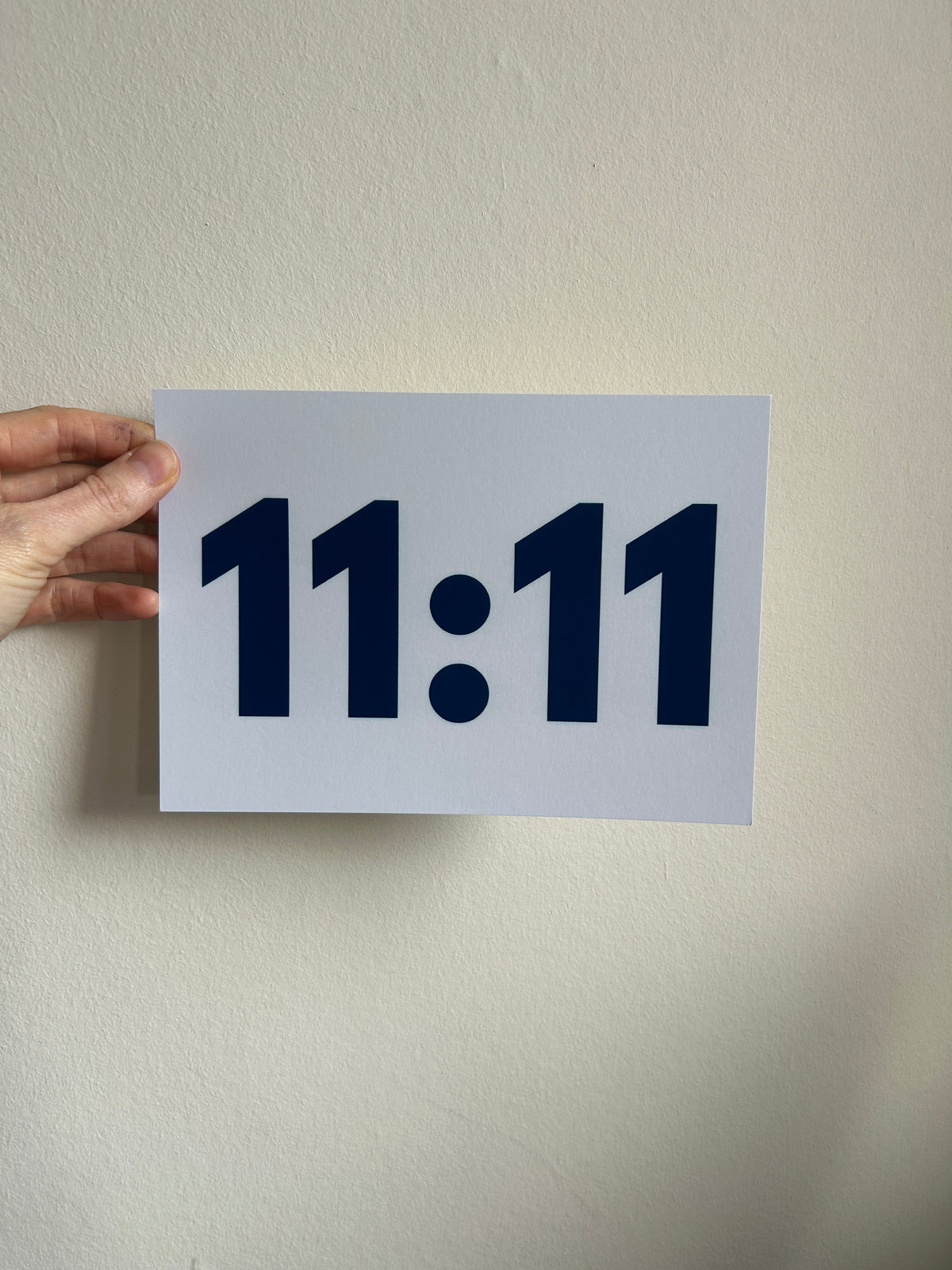 11:11 wall art print SALE