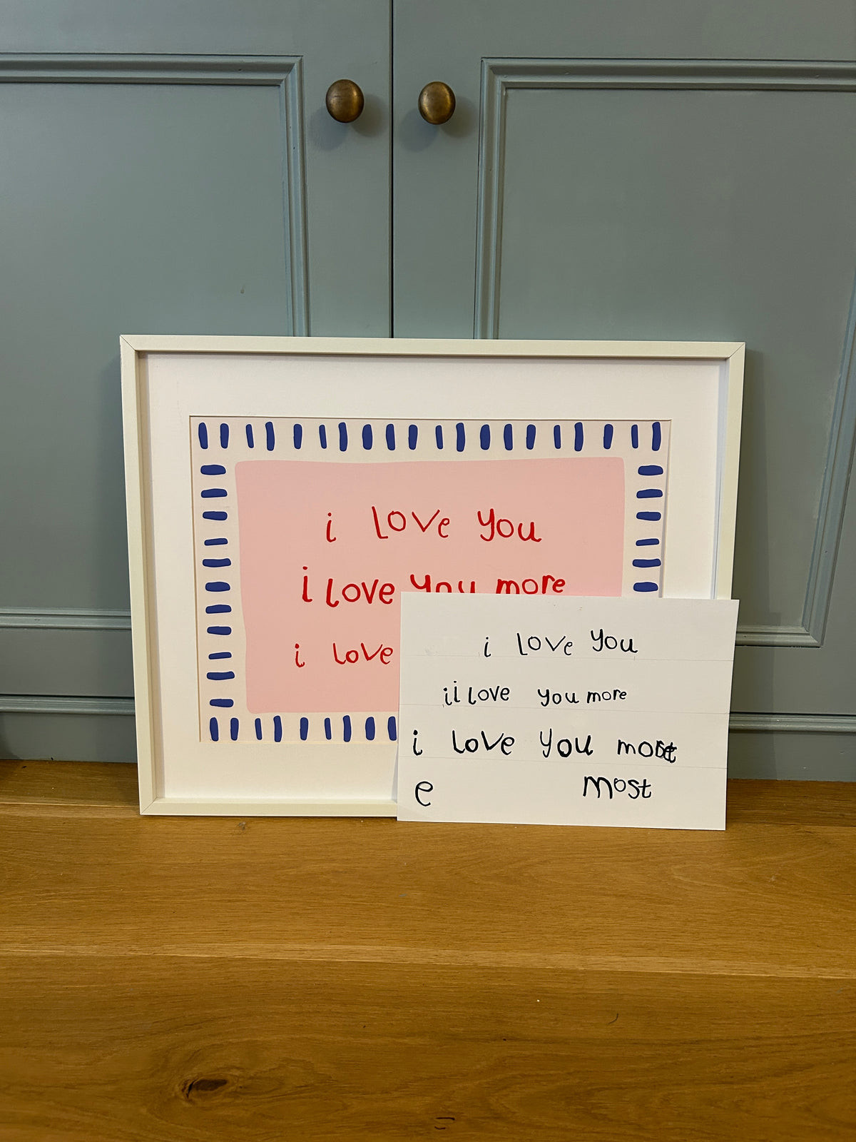 Kids personalised handwriting print commission - only 5 available at special rate