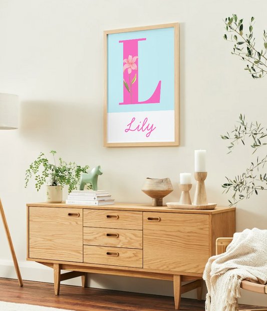 Personalised letter prints