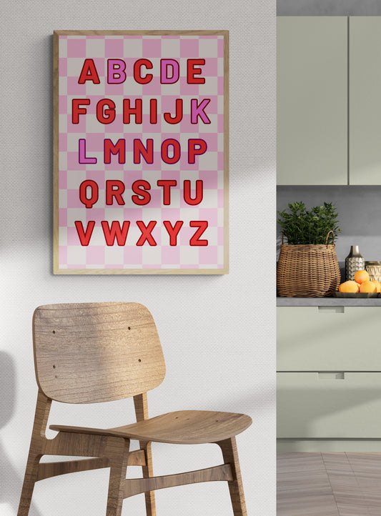 Personalised Family Alphabet